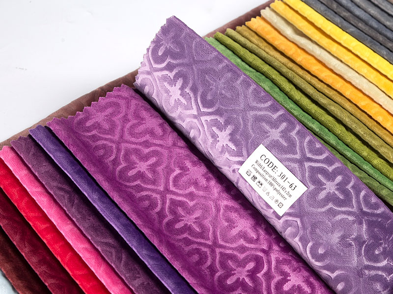 インテリアデザインのためのハイエンド染色ベルベット生地