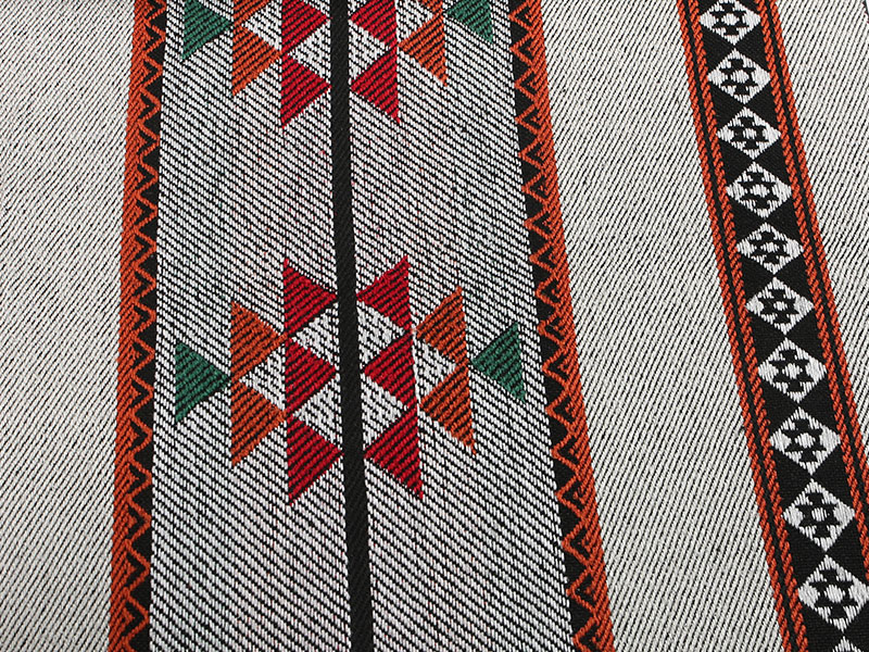 通気性のあるニット色織りストライプテント生地